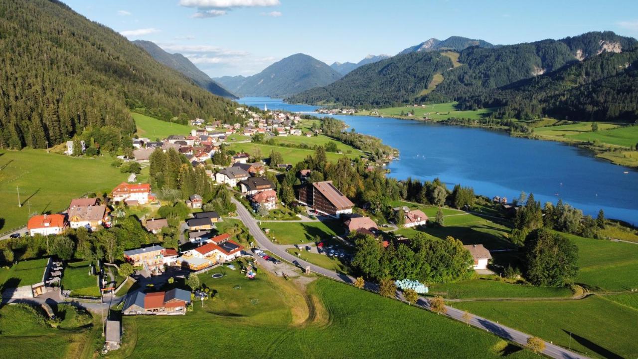 Erdhaeuser Und Apartments Mit Seeblick Und Alleinlage Weissensee Eksteriør billede