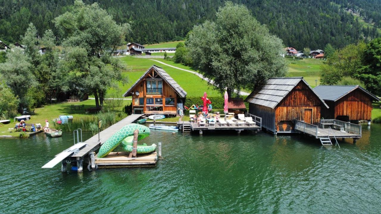 Erdhaeuser Und Apartments Mit Seeblick Und Alleinlage Weissensee Eksteriør billede